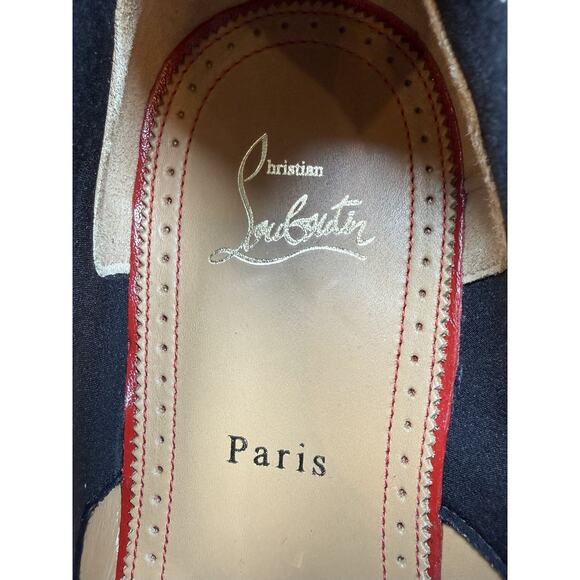 Size 8.5 - Christian Louboutin Mika Sky Flat Derby Shoes NEW main image 4